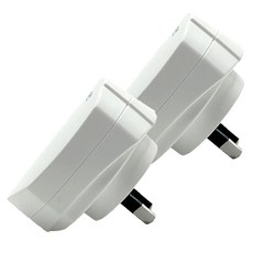 Travel Blue 英國藍旅 澳洲/紐西蘭USB轉接插頭 雙USB牆壁充電器 2.1Amp, 5.5cm, TB962, 2個