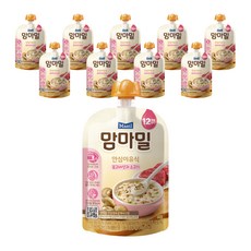 맘마밀 안심이유식 12개월, 표고버섯과 소고기, 10개, 100g