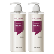 CELLREBORN Cellrebiome薰衣草強健髮根頭皮護理護髮素, 2個, 430ml