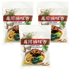 飛馬 萬用滷味香 八角、肉桂、花椒、三奈, 35g, 3包