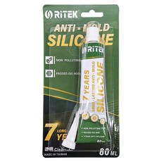 ritek 錸德七年長效防霉矽利康 80ml, 1條