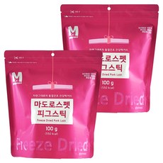 마도로스펫 반려동물 스틱 동결건조간식, 피그, 100g, 2개