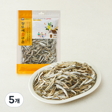 해살이 황토가마에 구운 손질 멸치 머리 내장제거, 5개, 150g