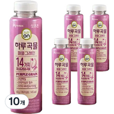 에치와이 하루곡물 퍼플그레인 야쿠르트, 40g, 10개