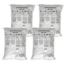 3WELL 特厚超勇真空壓縮袋棉被袋 可多次反覆使用 防塵防潮, 超特大, 4個, 1組