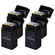 Touch Sweet 雙頭麥克筆組, 4套, 24色