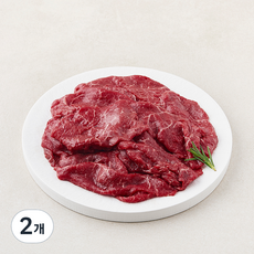 농협안심한우 정육 1++(9)등급 불고기용 (냉장), 2개, 1kg