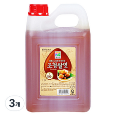 청정원 조청쌀엿, 3kg, 3개