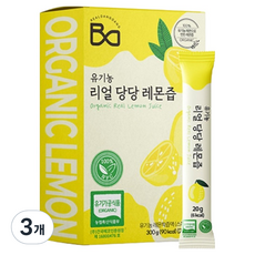 Realdangdang 檸檬汁隨身包 15條入, 3個, 300g