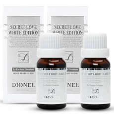 DIONEL Secret Iove White Edition女性私密處香氛護理油, 15ml, 2瓶