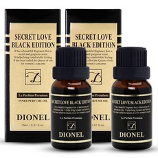 DIONEL Secret Iove女性私密處香氛護理油 黑色款, 15ml, 2瓶