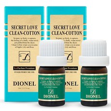 DIONEL Clean-Cotton女性私密護理香氛精油, 5ml, 2瓶