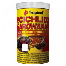 波蘭 Tropical 高蛋白龍魚中大型魚成長飼料, 250ml, 1罐