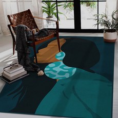 Lee Jung Deco 非洲風景民族廣場地毯