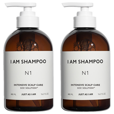 저스트에즈아이엠 인텐시브 스칼프케어 나는샴푸 넘버 원 피그 플로럴 향, 480ml, 2개