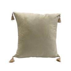 J&N 恩典 麂皮素色抱枕 2入 外套可拆洗, 淺黃色