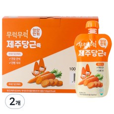 2ucareS 孩童副食品蔬菜粥, 胡蘿蔔口味, 100g, 14包