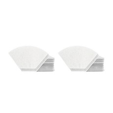 칼딘 U형 콘타입 핸드드립 커피 여과지 화이트 1~2인용, 2개, 50개입