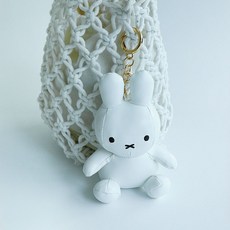 Mania Little Miffy PU Miffy 娃娃鑰匙圈, 白色, 12cm, 1個