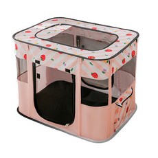 貓帳篷/貓產房, 粉色, 1個