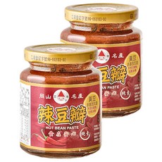名山牌 辣豆瓣 280g 非基因改造黃豆 不含防腐劑 純素, 2罐