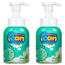 ICAN Bebesup I Can 孩童泡沫洗手乳, 哈密瓜香, 250ml, 2個