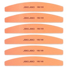 Jello Jello 磨甲片 半月形, 6個