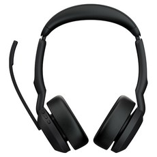 Jabra Evolve2 55 商務頭戴式主動降噪藍牙耳機麥克風 AirComFort技術 USB-C, Black