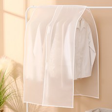 居家連接 半透明防塵衣架服飾套, 1入, 3個