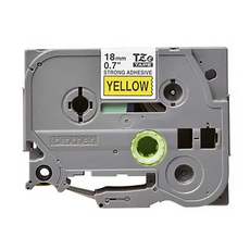 兄弟牌 護貝帶 TZe-145 18mm 透明底白字, 1個