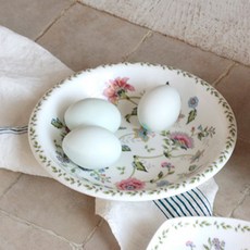 ROUND N FLAT Buckingham骨瓷圓盤, 混色, 1個