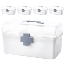 小麥購物 緊急醫藥箱 C511 小 白色 222g, 5個