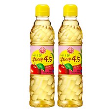 오뚜기 저산도 4.5 사과식초, 500ml, 2개