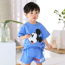 Little Rabbit 兒童米奇印花衣褲套裝