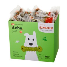 잇츄 강아지 그린 덴탈껌 M 8p, 연어 + 파슬리 혼합맛, 16g, 1개
