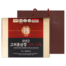 Jungwonsam 正元蔘 6年根高麗紅蔘精 365條隨身包, 30條, 10g, 1盒
