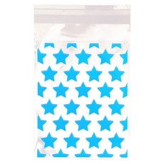 올하이 포토카드 스티커 슬리브 포장 봉투 8 x 13 cm, 스타블루, 50개