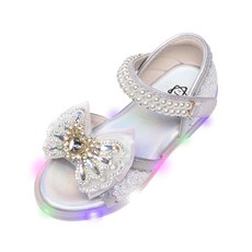 LA STELLA 女童款 Pure Heart LED 公主涼鞋