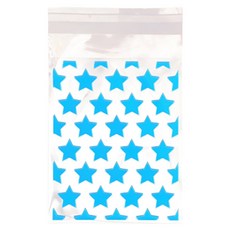 올하이 포토카드 스티커 슬리브 포장 봉투 8 x 13 cm, 스타블루, 10개