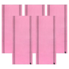 Songwol 松月 按摩搓背巾, 5入, 1個, 粉紅色