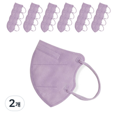 셀온테라피 인디에어 유어핏 새부리형 컬러 마스크 소형M, 25매, 2개, 바이올렛