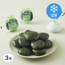 만풍 떡미당 밥알 쑥 인절미 (냉동), 60g, 3개, 8개입