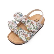 LA STELLA 女童軟墊蝴蝶結清爽涼鞋