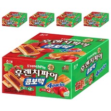 HAITAI 海太 法國派 蘋果*30入+草莓*30入, 768g, 5盒