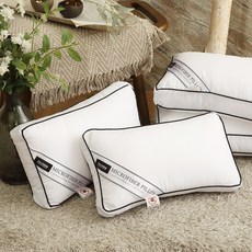 I'm Living 增量 Black Line 飯店用奈米 Fill-ever 柔軟枕芯, 白色, 2個