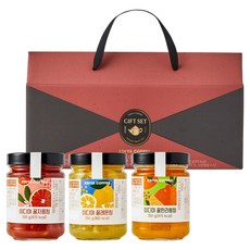 이디야 꿀과일청 선물세트, 꿀레몬청 350g + 꿀자몽청 350g + 꿀한라봉청 350g, 3개