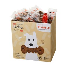 잇츄 강아지 더 잇츄 브라운 S 덴탈껌, 혼합맛(캥거루/결명자), 12g, 1개