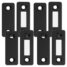 磁鐵門吸 4.2 x 1.7cm 一般款 啞黑色 4個, 1組
