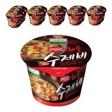 칠갑농산 해물수제비 매운맛, 173g, 12개