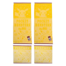 PoKeMoN 寶可夢 方巾 35 x 34cm, 皮卡丘, 2條